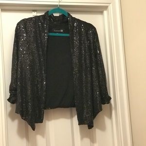 Forever 21 Back Sequin Jacket